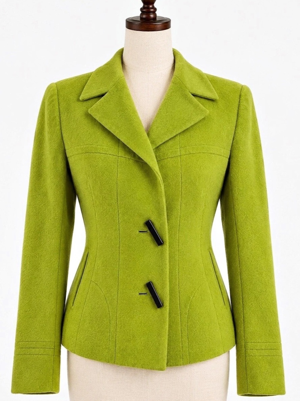 Carlisle Wool Blend Blazer in Green Size 10 Like New